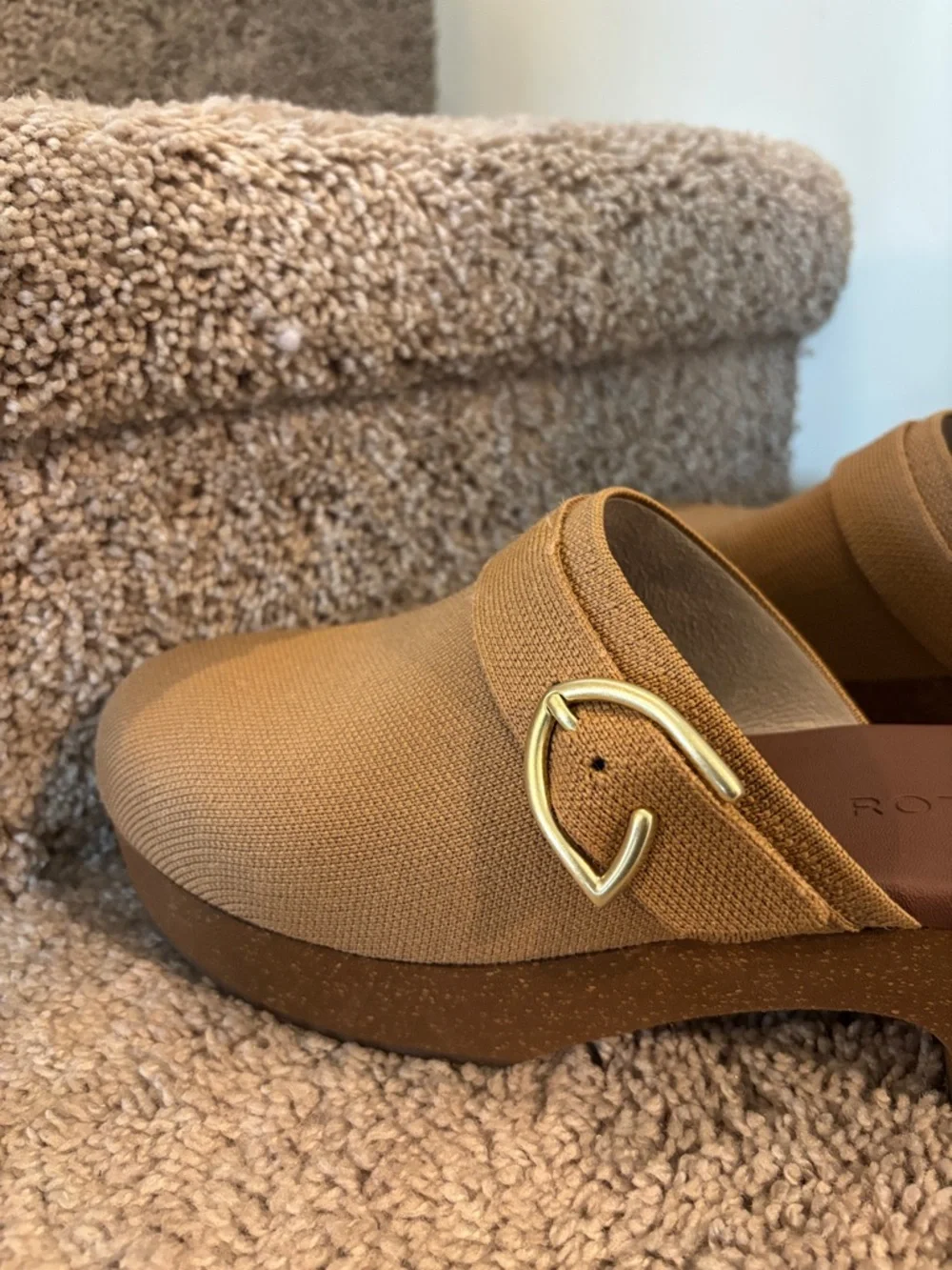 Rothy's The Classic Buckle Clog - Butternut women's Size 10 - Picture 8 of 8